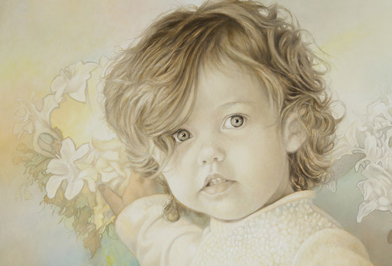 Paul Christiaan Bos: Portret Emily.